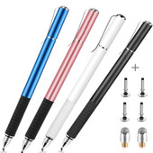 Univerzálne 2 v 1 vláknové stylus pre telefón, tablet, dotykové pero, kreslenie, kapacitná ceruzka na obrazovku pre smartfón, poznámka, inteligentné pero pre Android