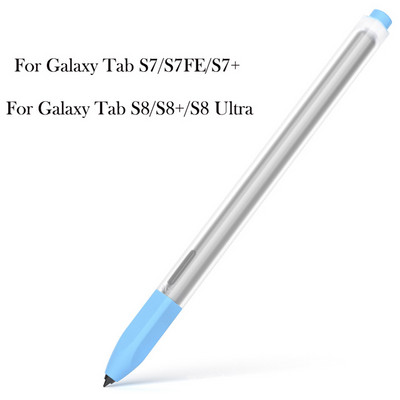 Διάφανη θήκη για στυλό S για Samsung Galaxy Tab S8/S8Plus/S8 Κάλυμμα με μολύβι Ultra Stylus για Galaxy Tab S7/S7 FE/S7 Plus