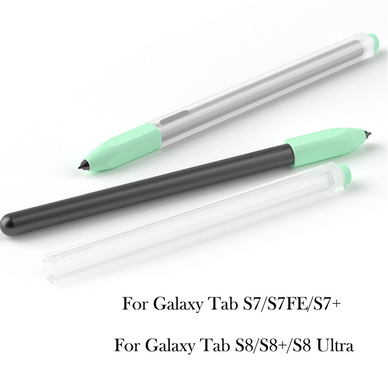 Διάφανη θήκη για στυλό S για Samsung Galaxy Tab S8/S8Plus/S8 Κάλυμμα με μολύβι Ultra Stylus για Galaxy Tab S7/S7 FE/S7 Plus
