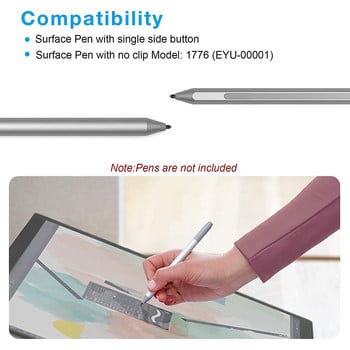 Накрайници за писалка Накрайник за писалка 2H H HB B Резервен комплект за Microsoft Surface Pro 7/6/5/4/Book/Studio/Go Laptop Резервна писалка