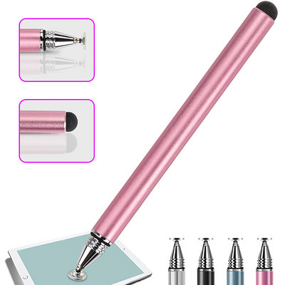 Stylus Pen Iphone Android planšetdatoram Stylo zīmēšanas zīmulis 2in1 kapacitatīvs ekrāns Caneta Touch mobilā tālruņa viedās pildspalvas piederumi