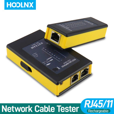 Hoolnx tīkla kabeļa testeris RJ45 testēšanas rīks RJ45 LAN Ethernet kabelim Cat6 Cat6a Cat5 Cat5e Cat7 un tālruņa kabelim RJ11 RJ12