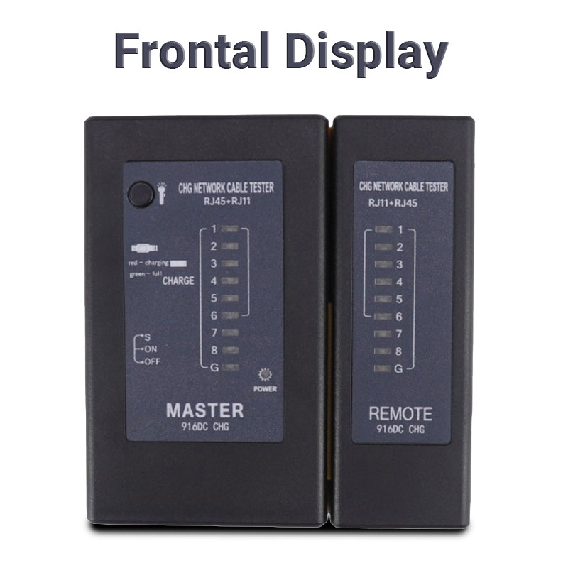 Hoolnx tīkla kabeļa testeris RJ45 testēšanas rīks RJ45 LAN Ethernet kabelim Cat6 Cat6a Cat5 Cat5e Cat7 un tālruņa kabelim RJ11 RJ12