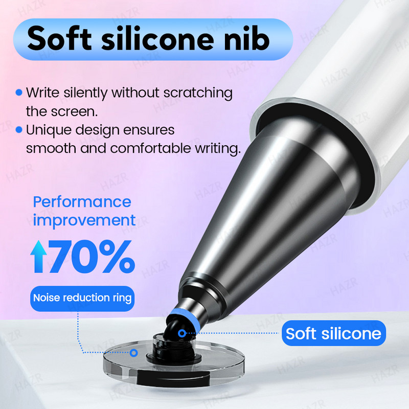 Univerzális intelligens színátmenetes ceruza toll Android IOS Lenovo Xiaomi Huawei Samsung Tablet Pen Rajz érintőtoll iPad iPhone Stylushoz