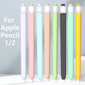 Szilikon tolltartó Apple Pencil 2/1 iPad Tablet Touch Pen Stylus védőhüvelyhez, bőrborítás, leesésgátló tolltartókhoz