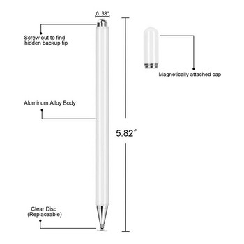 Μολύβι αφής χωρητικότητας για το Iphone Μολύβι οθόνης Universal iPad Android για κινητό τηλέφωνο tablet