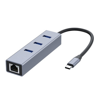 USB 3.0 USB 2.0 Vezetékes 10/100/1000Mbps USB Typc C – Rj45 Lan Ethernet adapter Hálózati kártya USB HUB PC Macbook Laptophoz