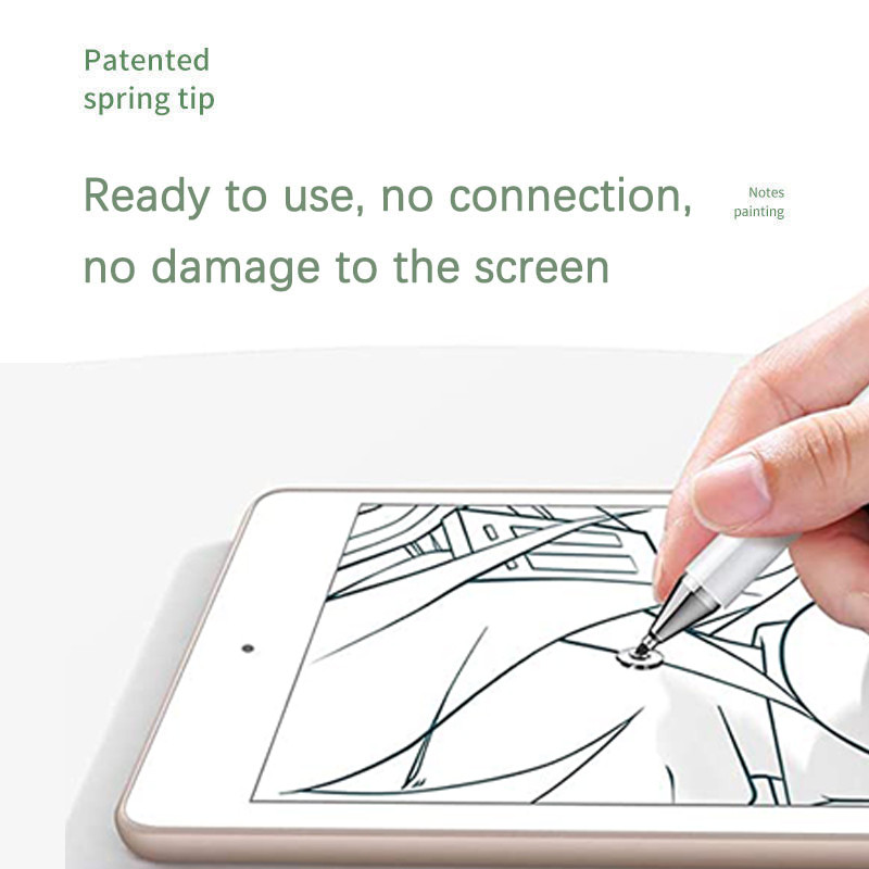 Universalus piešimo rašiklis talpinis rašiklis, skirtas Android iOS Smart Phone Touch Pen, skirtas iPad iPhone Samsung Xiaomi Tablet Pencil