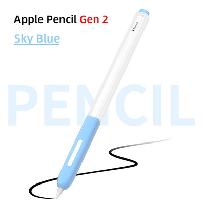 Za iPad pernica za Apple Pencil 2. generacija prozirna mekana silikonska zaštitna maska Dodaci za Apple Pencil 애플펜슬
