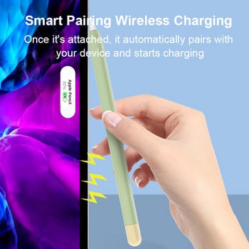 Για Apple Pencil 2 Θήκη Μολυβοθήκη για Apple 2nd Tablet Touch Stylus Stylus Μαλακό προστατευτικό κάλυμμα Θήκη φορητή θήκη σιλικόνης