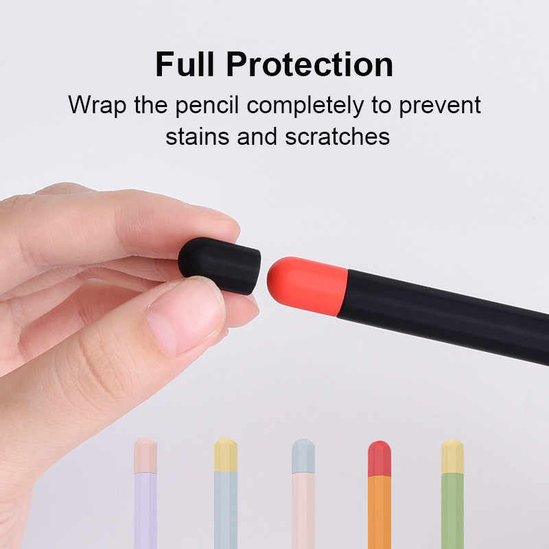 Apple Pencil 2 Case Pencil Case Apple 2nd Tablet Touch Stylus Pen Mīksts aizsargvāciņš Maciņš Pārnēsājams silikona futrālis