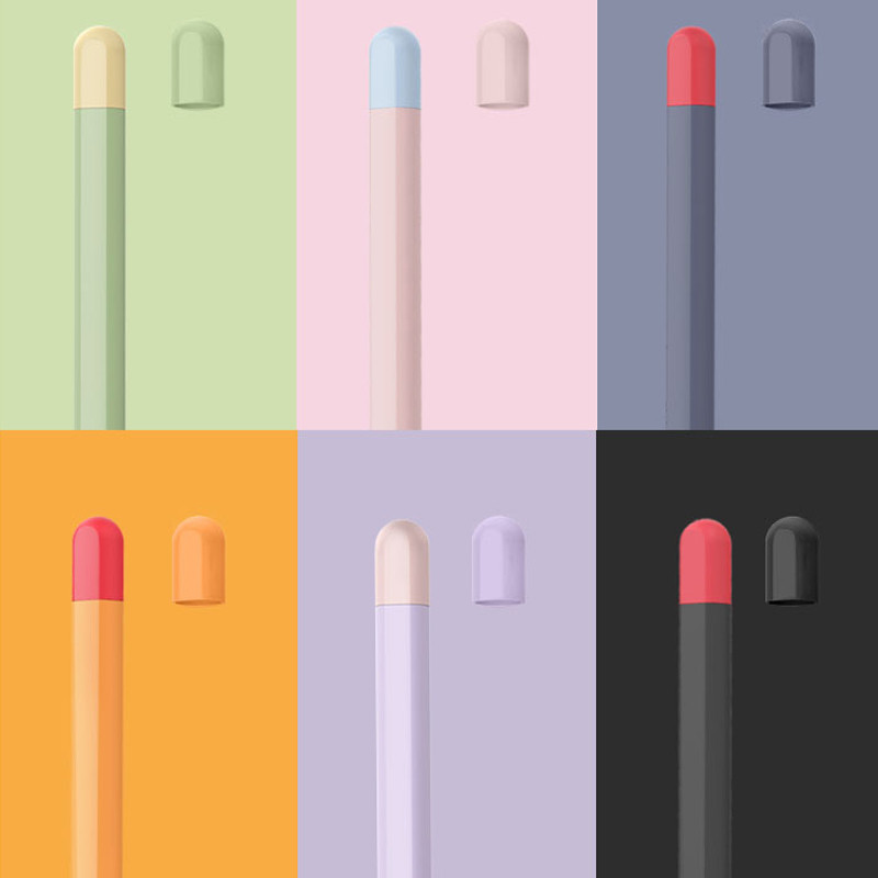 Apple Pencil 2 Case Pencil Case Apple 2nd Tablet Touch Stylus Pen Mīksts aizsargvāciņš Maciņš Pārnēsājams silikona futrālis