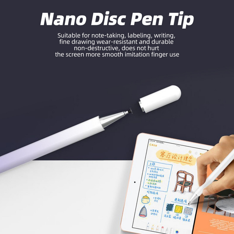 Magnetinis rašiklis planšetiniam kompiuteriui Android Touch Pen Universalus talpus jutiklinio ekrano rašiklio piešimo pieštukas, skirtas Ipad Samsung Xiaomi