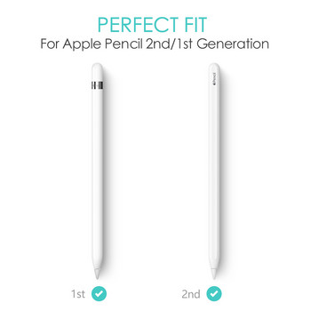 MoKo Θήκη μολυβοθήκης για Apple Pencil 1st Gen, PU Δερμάτινη θήκη μανίκι με ελαστικό λαστιχάκι για iPad Mini 5 Apple Pencil