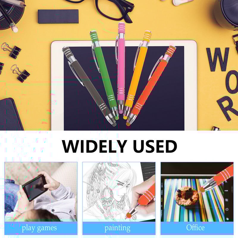 Olovka Stylus Digitalni zaslon osjetljiv na dodir Tablet Kemijska olovka Prijenosno računalo Mobilni Točak za pisanje Kapacitivno crtanje Fine električne olovke