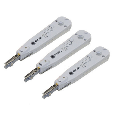3 ΤΕΜ Φορητό KRONE LSA-Plus Punch Down Tool Kit with Sensor For Telecom Wire RJ11 Ethernet LAN Network Cat5 RJ45