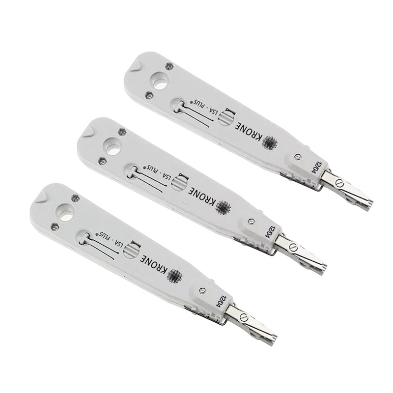 3 vnt. nešiojamasis KRONE LSA-Plus Punch Down įrankių rinkinys su jutikliu, skirtas telekomunikacijų telefono laidui RJ11 Ethernet LAN tinklo Cat5 RJ45 kabelis