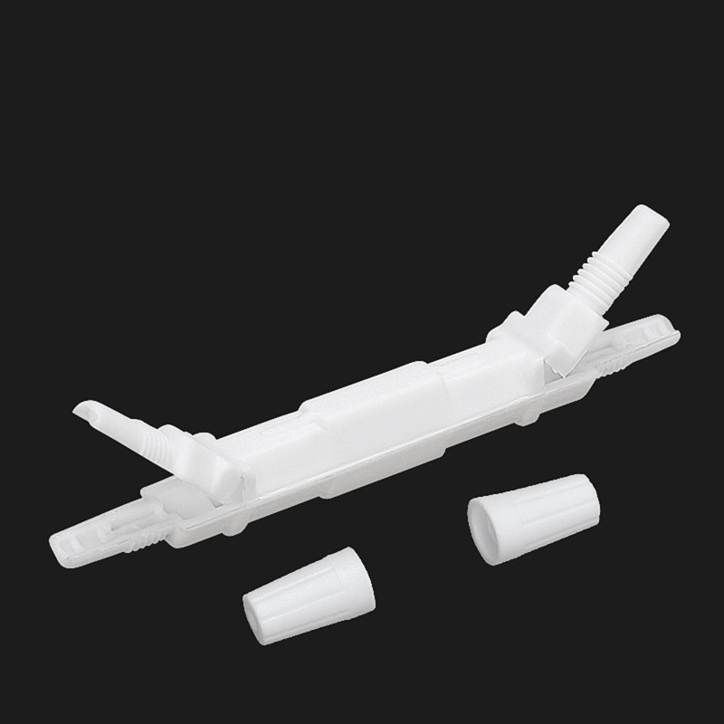 Μανίκια ματίσματος οπτικών ινών για 45mm- 60mm FTTH Θερμοσυρρικνόμενη προστατευτική θήκη μανικιών Λευκή 100PCS/ Συσκευασία