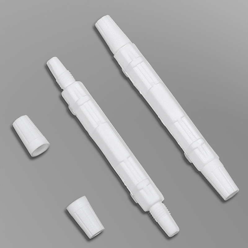 Μανίκια ματίσματος οπτικών ινών για 45mm- 60mm FTTH Θερμοσυρρικνόμενη προστατευτική θήκη μανικιών Λευκή 100PCS/ Συσκευασία