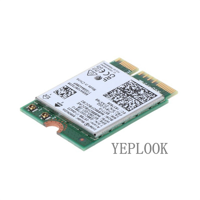 Bezvadu karte AC 9560 9560NGW 9560AC 1730Mbps Wi-Fi+Bluetooth 5.0 Dual Band 2.4G/5Ghz 1.73Gbps 802.11ac 2x2 NGFF Key E M.2 CNVio