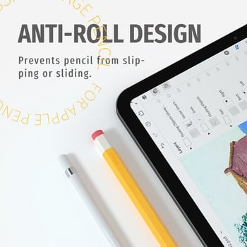 За Apple Pencil 1 2 Case Силиконов защитен капак Калъф 1-во 2-ро поколение iPad Pencil Skin За Apple Pencil Touch Stylus Pen