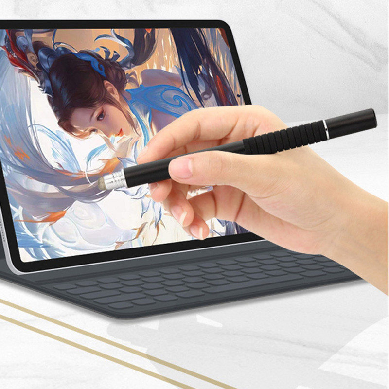 2 u 1 Stylus olovka za mobitel Tablet Kapacitivna dodirna olovka za Iphone Samsung Univerzalna Android telefonska olovka za crtanje zaslona