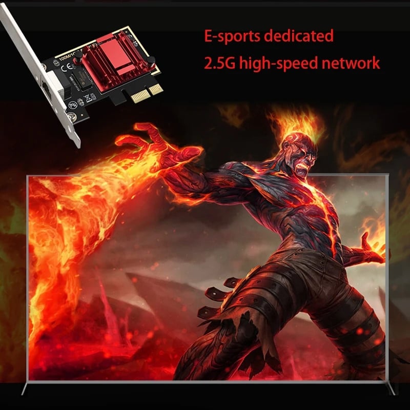 2.5G PCI-E mrežna kartica RTL8125B čip Gigabit Ethernet PCI Express mrežna kartica 10/100/2500Mbps 1Gbps/2.5Gbps RJ45 LAN računalo