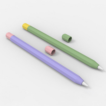 Για Funda Apple Pencil 1 2 Θήκη Duotone Μαλακό Προστατευτικό κάλυμμα σιλικόνης 1ης 2ης γενιάς μολυβοθήκη iPad για μολυβοθήκη Apple