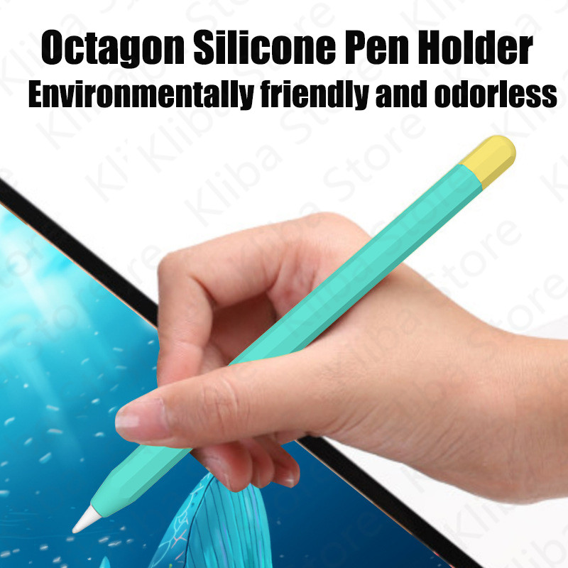 Funda Apple Pencil 1 2 tokhoz Duuotone puha szilikon védőborító 1. 2. generációs iPad ceruzabőr Apple tolltartóhoz