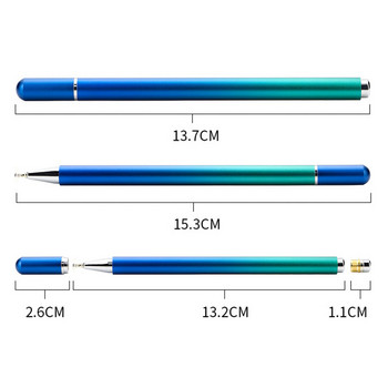 ANKNDO Универсална сензорна писалка за таблет Градиентна цветна магнитна стилус писалка за телефон Диск Капацитивни моливи за аксесоари за Ipad