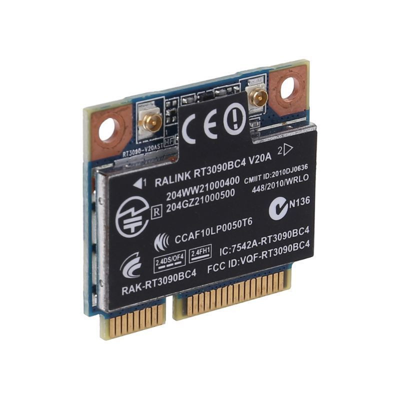 Juhtmeta võrgukaart 300M WiFi WLAN Bluetooth 3.0 PCI-E kaart HP RT3090BC4 ProBookile