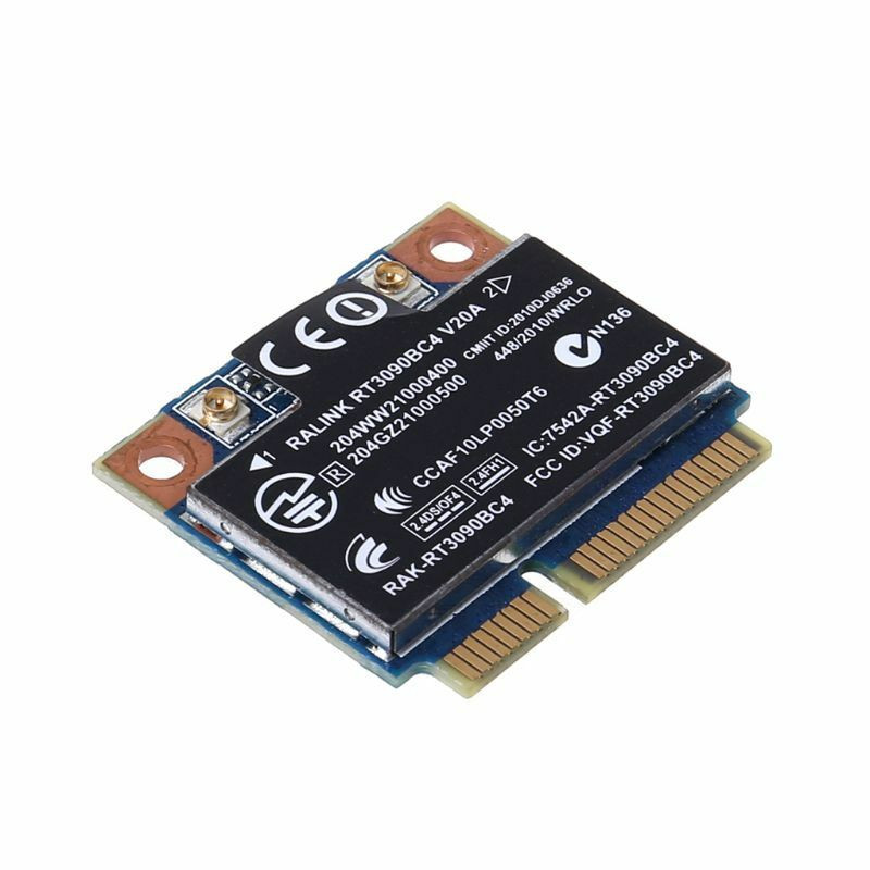 Juhtmeta võrgukaart 300M WiFi WLAN Bluetooth 3.0 PCI-E kaart HP RT3090BC4 ProBookile