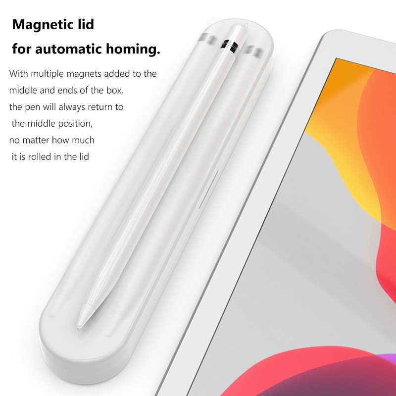 Stylus pernica Spremnik za pohranu Pernica za Apple Pencil 1 / 2 Magnetska pernica za pohranu pera Poklopac