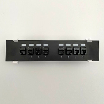 RJ45 съединител Ethernet LAN конектор Вграден Cat6 кабелен удължителен адаптер с 8 порта