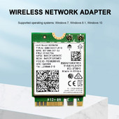 за Intel 8265 AC AC8265 8265NGW NGFF за M.2 Wifi карта WIFI Bluetooth-съвместим 4.2 мрежов адаптер Dual Band 2.4G/5G