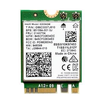 για Intel 8265 AC AC8265 8265NGW NGFF for M.2 Wifi Card WIFI Bluetooth-Compatable 4.2 Network Adapter Dual Band 2.4G/5G