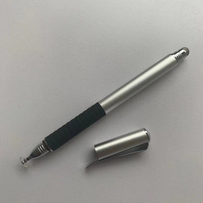 Universalus Stylus Pen, 2 viename diskas ir skaidulinis antgalis talpinis jutiklinio ekrano piešimo rašiklis, skirtas iPad iPhone Samsung Xiaomi Redmi Huawei
