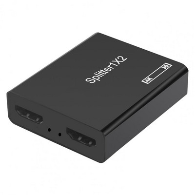 HDMI-ühilduv jaotur 1 sisse 2 väljund duplikaadi/peegli tugi 4K@30Hz suure selgusega HDMI-ühilduv adapterkaabel kahe ekraani jaoks