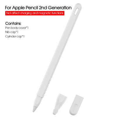 Futrola za Apple Pencil 2. generacije za Apple Pencil 2 Držač Premium silikonska navlaka za iPad 2018 Pro 12.9 11 inčna olovka