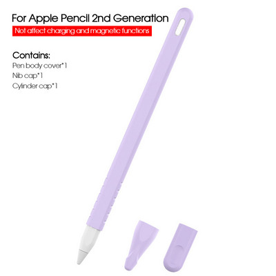 Futrola za Apple Pencil 2. generacije za Apple Pencil 2 Držač Premium silikonska navlaka za iPad 2018 Pro 12.9 11 inčna olovka