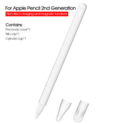 Futrola za Apple Pencil 2. generacije za Apple Pencil 2 Držač Premium silikonska navlaka za iPad 2018 Pro 12.9 11 inčna olovka