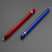 Silikónové puzdro pre Apple Pencil 1. a 2. generácie iPencil 2 s 1 úchopom, ochranným krytom a dotykovým perom.