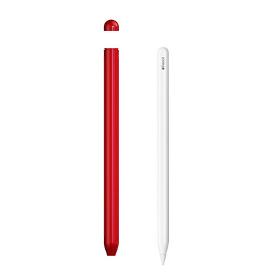 Silikónové puzdro pre Apple Pencil 1. a 2. generácie iPencil 2 s 1 úchopom, ochranným krytom a dotykovým perom.