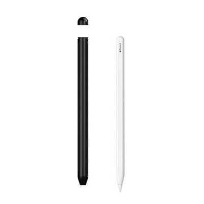 Silikónové puzdro pre Apple Pencil 1. a 2. generácie iPencil 2 s 1 úchopom, ochranným krytom a dotykovým perom.