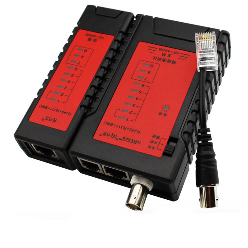 MT-8672 Coaxial RJ45 Cable Ribbon Tester CCTV Cable Tracer Tester