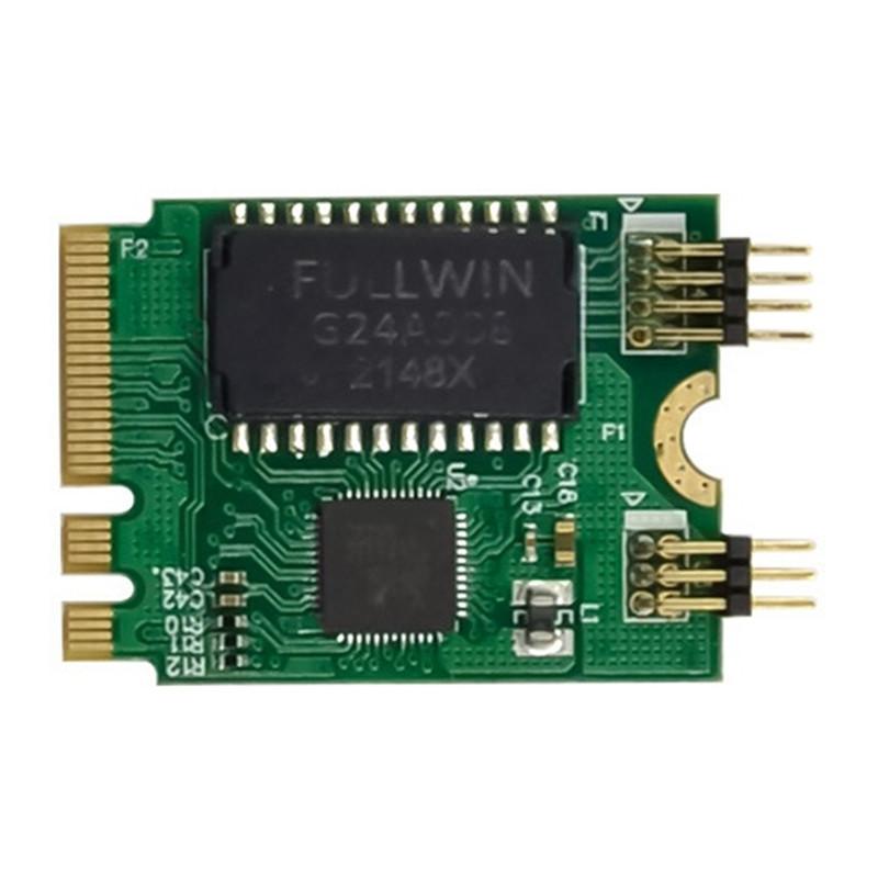 Mini PCIE tinklo plokštė M.2 A+E To RTL8111F Gigabit Ethernet kortelė Vieno prievado RJ45 Ethernet tinklo plokštė
