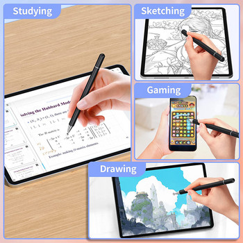 Zoecor Universal Stylus Pen Macaron 6 цветен диск Сензорен екран Canetas за таблет Android телефон iPad аксесоари Рисуване Touch