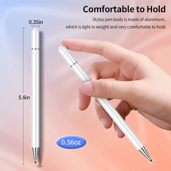 Zoecor Universal Stylus Pen Macaron 6 цветен диск Сензорен екран Canetas за таблет Android телефон iPad аксесоари Рисуване Touch