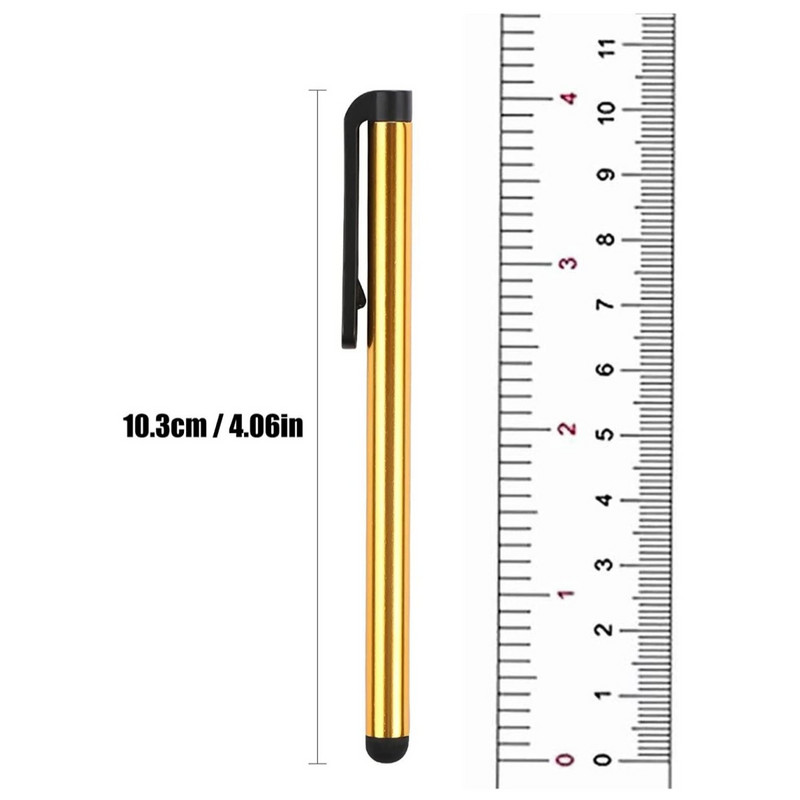 20 tk / partii mahtuvuslik puuteekraaniga pliiats IPad Air Mini jaoks Samsung xiaomi iphone jaoks universaalne tahvelarvuti nutitelefoni pliiats