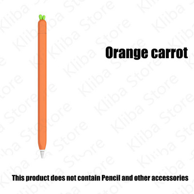Skirtas Apple Pencil 1/2 Case Pieštuko dėklas Tablet Touch Stylus Pen Apsauginis dangtelis Apple pieštukui 2 1. 2. Minkštas silikoninis dėklas